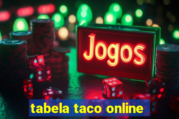 tabela taco online